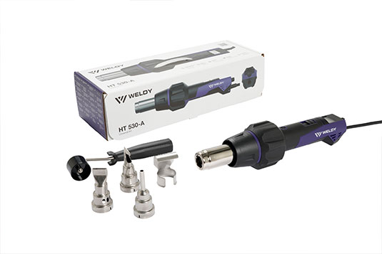 Pack del Kit HT 530-A de wledy, con pistola de aire caliente y accesorios