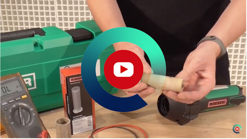 tutorial de cambio de resistencia en herramientas Leister